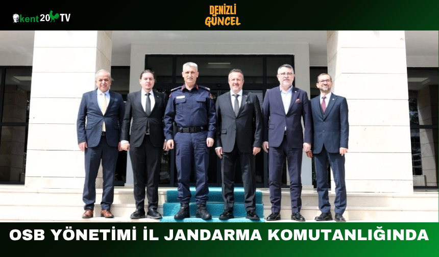 OSB Yönetimi İl Jandarma Komutanlığında