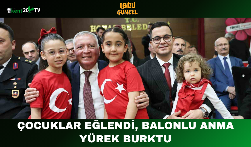 Çocuklar Eğlendi, Balonlu Anma Yürek Burktu