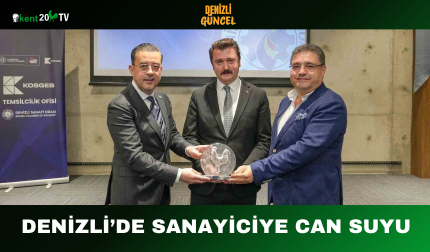 Denizli’de Sanayiciye Can Suyu