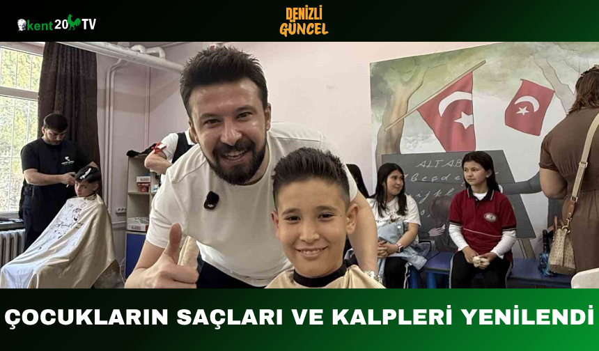 Çocukların Saçları ve Kalpleri Yenilendi