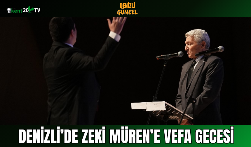 Denizli’de Zeki Müren’e Vefa Gecesi