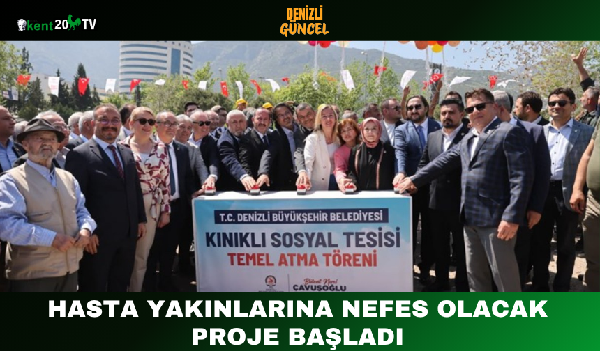 Hasta Yakınlarına Nefes Olacak Proje Başladı