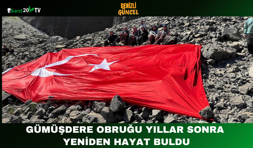 Gümüşdere Obruğu Yıllar Sonra Yeniden Hayat Buldu