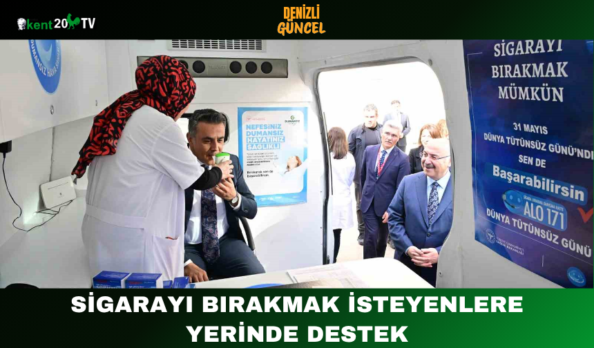 Sigarayı Bırakmak İsteyenlere Yerinde Destek