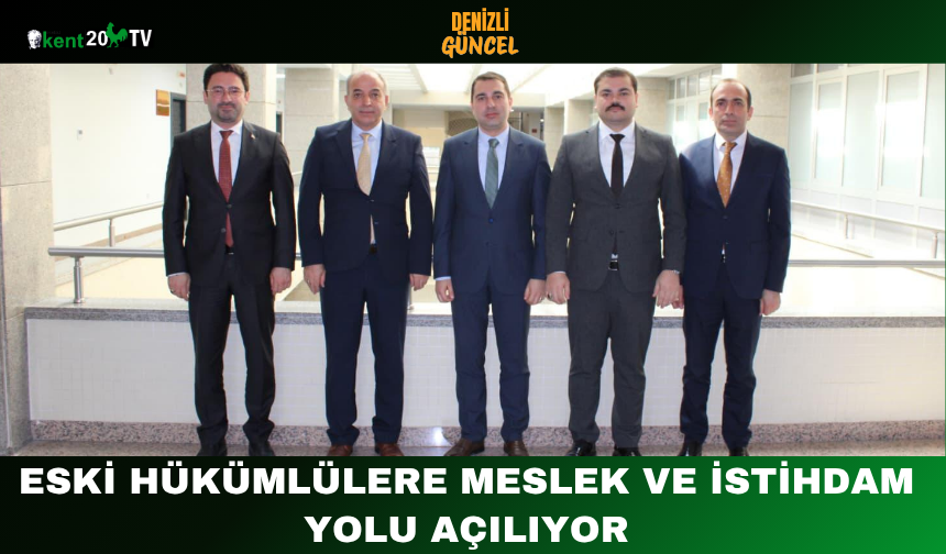 Eski hükümlülere meslek ve istihdam yolu açılıyor