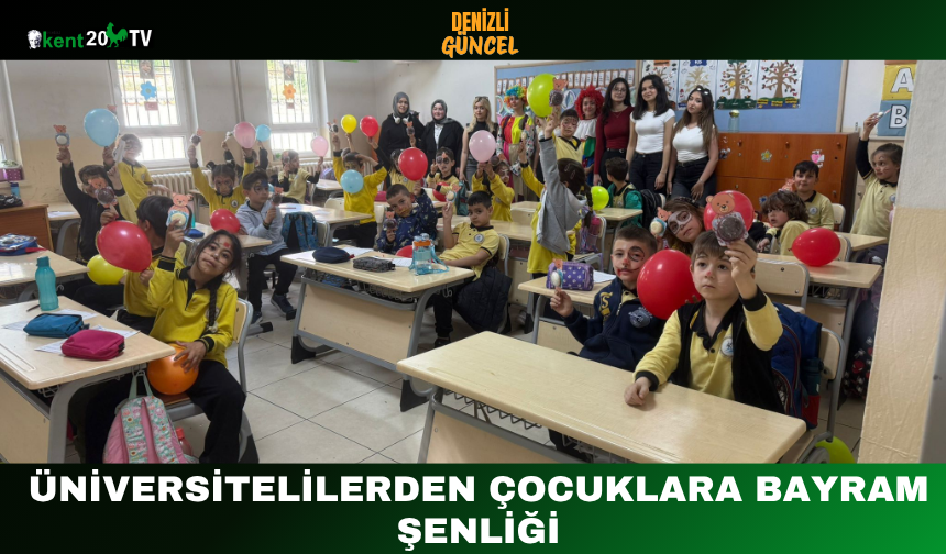 Üniversitelilerden Çocuklara Bayram Şenliği