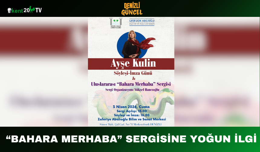 “Bahara Merhaba” Sergisine Yoğun İlgi