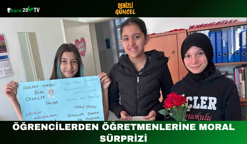 Öğrencilerden Öğretmenlerine Moral Sürprizi