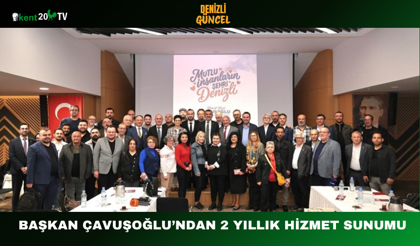 Başkan Çavuşoğlu’ndan 2 yıllık hizmet sunumu
