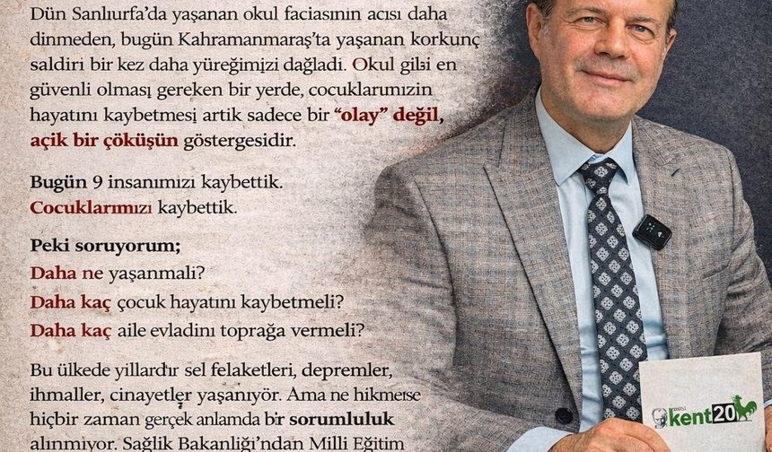 Türkiye sahipsiz değildir, çocuklarımız sahipsiz değildir!