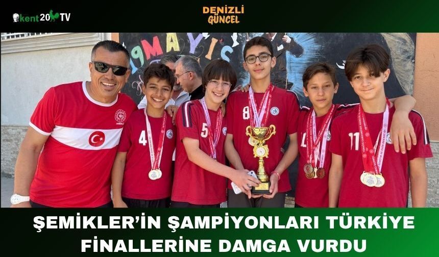 Şemikler’in Şampiyonları Türkiye Finallerine Damga Vurdu