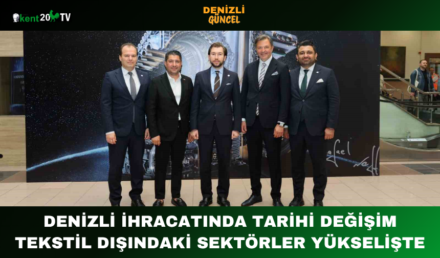 Denizli İhracatında Tarihi Değişim Tekstil Dışındaki Sektörler Yükselişte