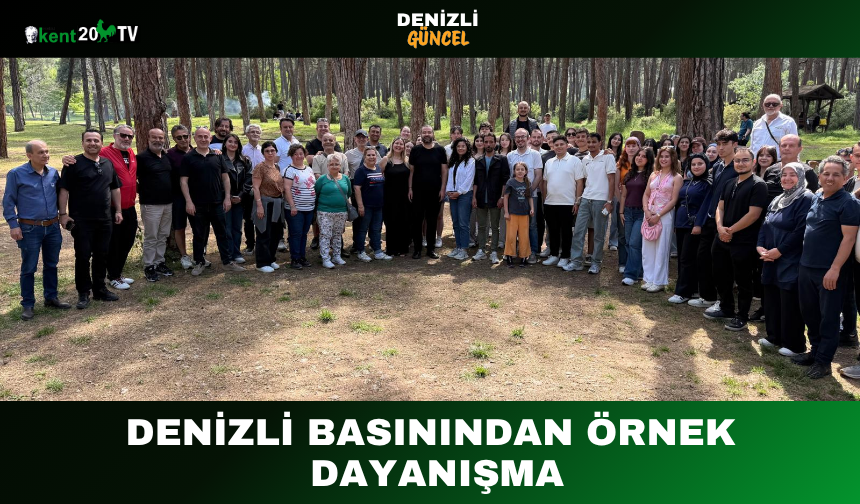 Denizli Basınından Örnek Dayanışma