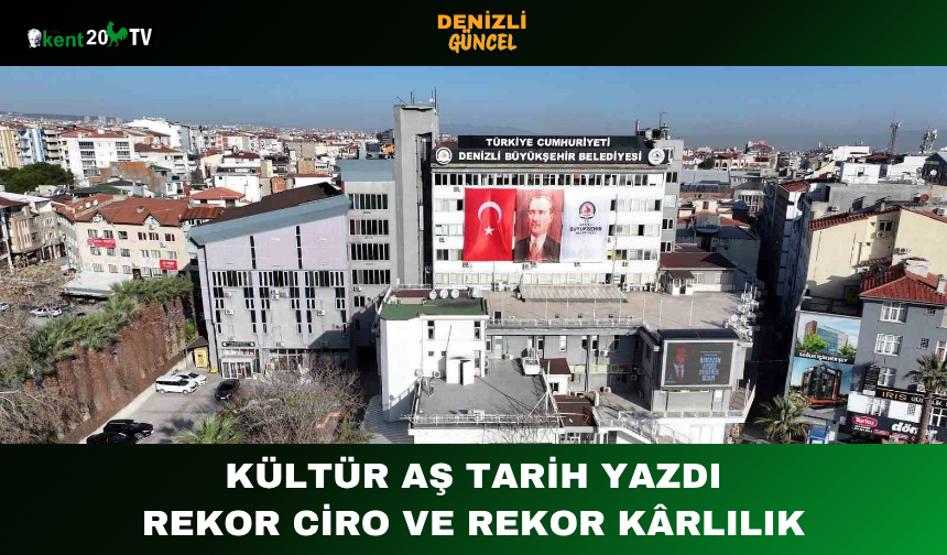 Kültür AŞ Tarih Yazdı Rekor Ciro ve Rekor Kârlılık