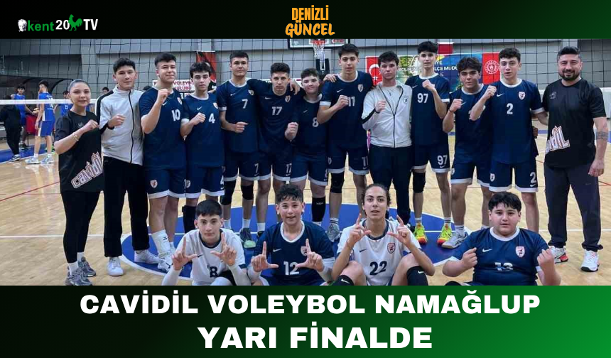 Cavidil Voleybol Namağlup Yarı Finalde
