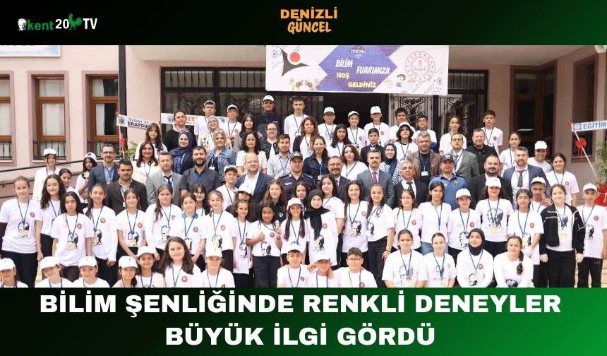 Bilim Şenliğinde Renkli Deneyler Büyük İlgi Gördü