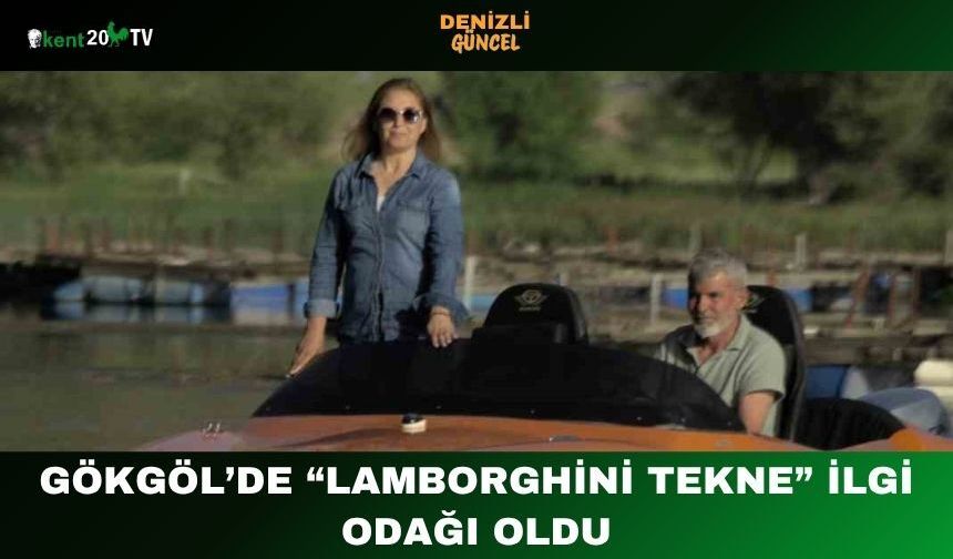Gökgöl’de “Lamborghini Tekne” İlgi Odağı Oldu