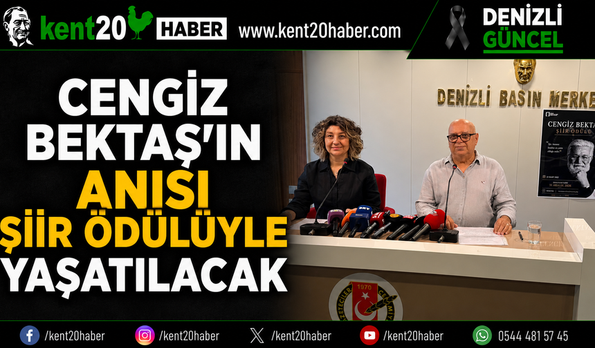 Cengiz Bektaş’ın Anısı Şiir Ödülüyle Yaşatılacak