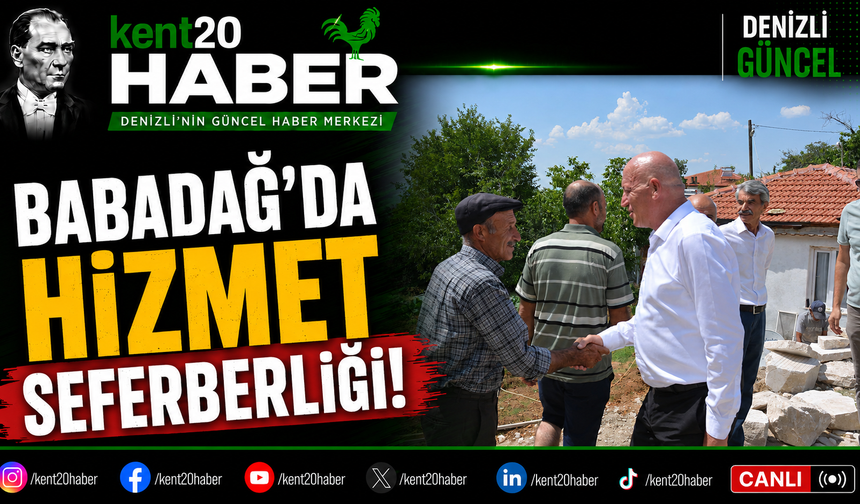 Babadağ’da Hizmet Seferberliği!