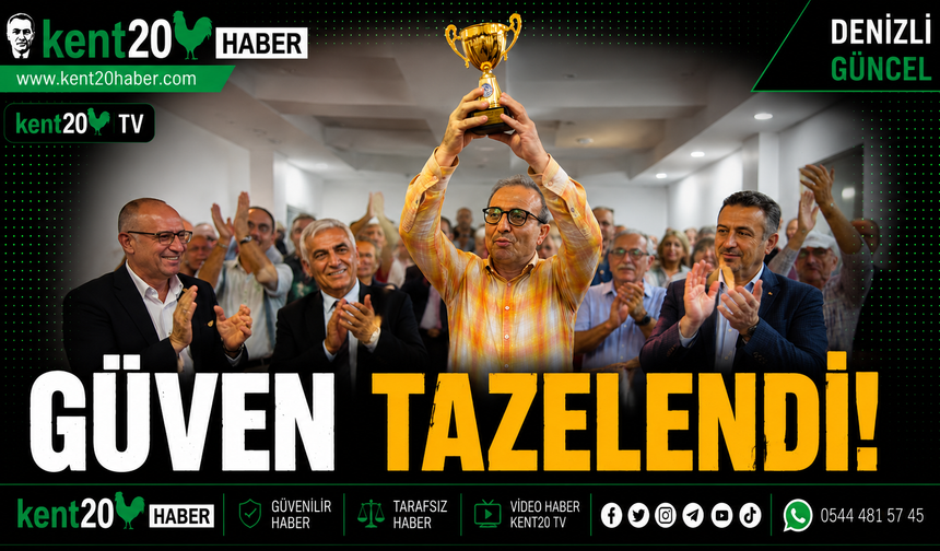 ALTINOKTA KÖRLER DERNEĞİ DENİZLİ ŞUBESİ’NDE GÜVEN TAZELENDİ