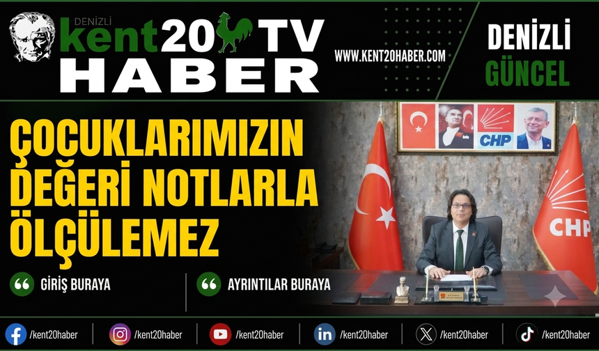 "Çocuklarımızın Değeri Notlarla Ölçülemez"