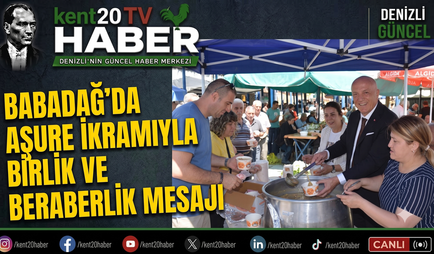 BABADAĞ’DA AŞURE İKRAMIYLA BİRLİK VE BERABERLİK MESAJI