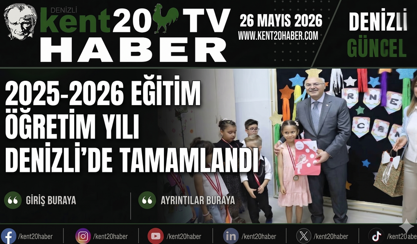 2025-2026 Eğitim Öğretim Yılı Denizli’de Tamamlandı