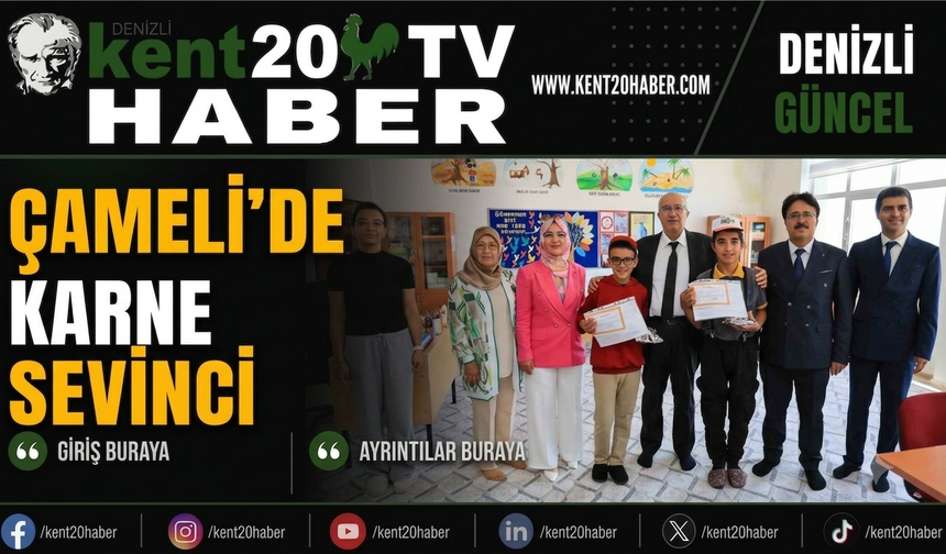 Çameli’de Karne Sevinci