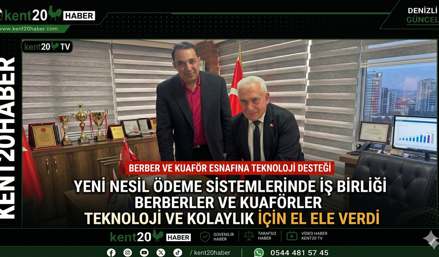 Berber ve Kuaför Esnafına Teknoloji Desteği