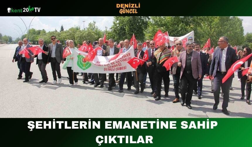 Şehitlerin Emanetine Sahip Çıktılar