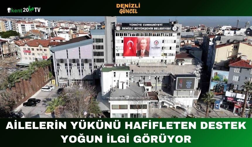 Ailelerin Yükünü Hafifleten Destek Yoğun İlgi Görüyor