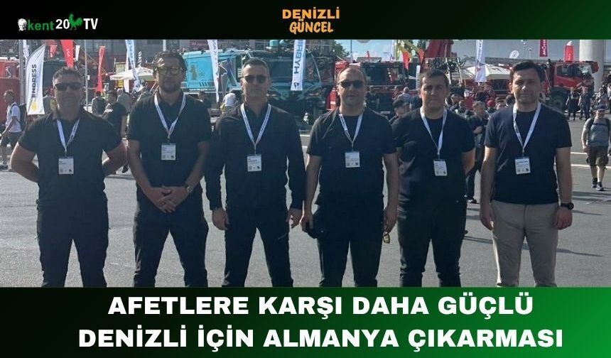 Afetlere Karşı Daha Güçlü Denizli İçin Almanya Çıkarması