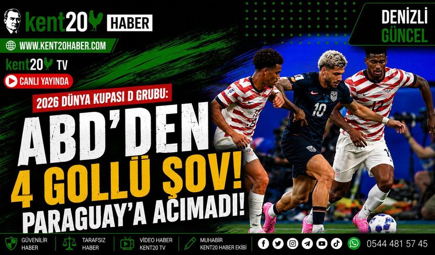 ABD’den Gövde Gösterisi: Paraguay’a 4 Gol