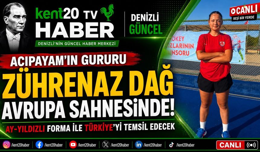 Acıpayam’ın Gururu Zührenaz Dağ, Avrupa Şampiyonası’nda