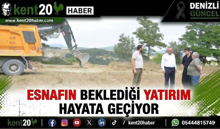 Esnafın Beklediği Yatırım Hayata Geçiyor