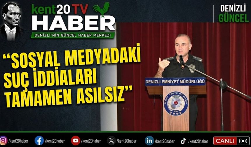 “SOSYAL MEDYADAKİ SUÇ İDDİALARI TAMAMEN ASILSIZ”