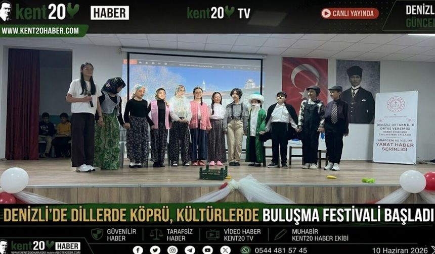 Denizli’de Dillerde Köprü, Kültürlerde Buluşma Festivali Başladı