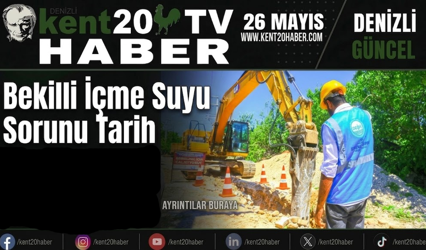 Bekilli İçme Suyu Sorunu Tarih Oluyor