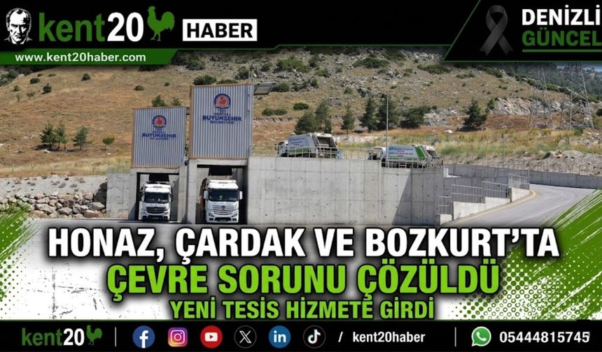 Honaz, Çardak ve Bozkurt’ta Çevre Sorunu Çözüldü