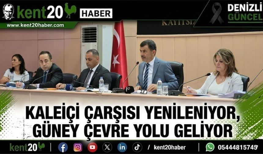 Kaleiçi Çarşısı Yenileniyor, Güney Çevre Yolu Geliyor