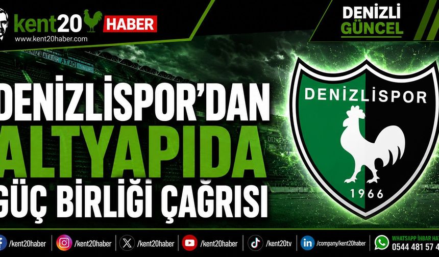 DENİZLİSPOR’DAN ALTYAPI HAMLESİ
