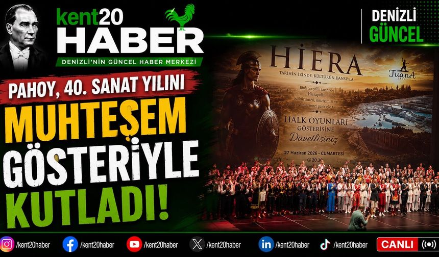 Pahoy 40. yılını görkemli bir gösteriyle kutladı.