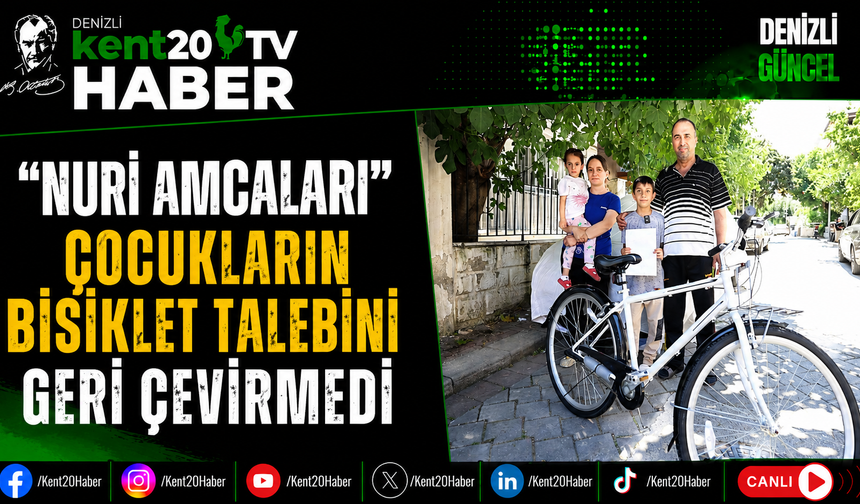 "Nuri Amcaları" Çocukların Bisiklet Talebini Geri Çevirmedi