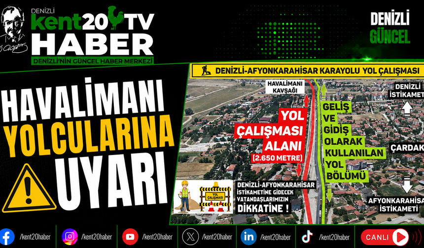 Havalimanı Yolcularına Uyarı