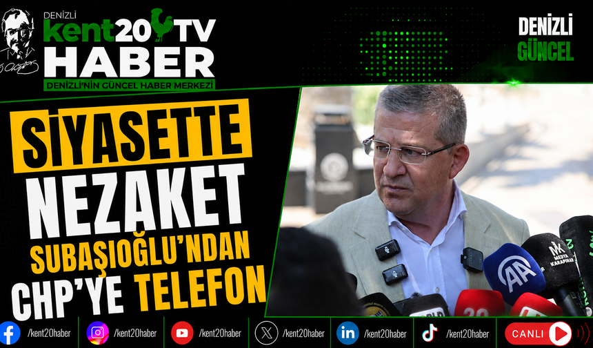 Siyasette Nezake Subaşıoğlu'ndan CHP'ye Telefon