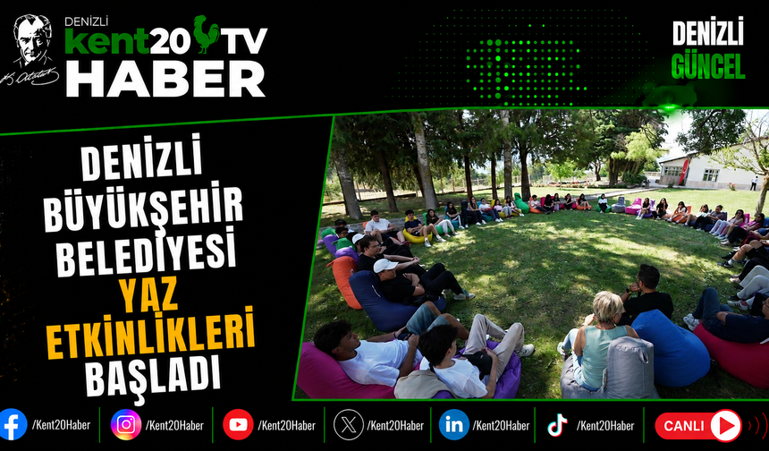 Denizli Büyükşehir Belediyesi Yaz Etkinlikleri Başladı