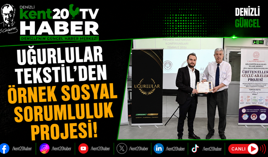 Uğurlular Tekstil'den Örnek Sosyal Sorumluluk Projesi!