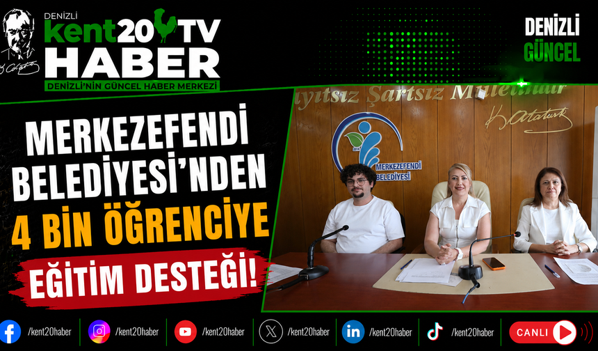 Merkezefendi Belediyesi'nden 4 Bin Öğrenciye Eğitim Desteği!