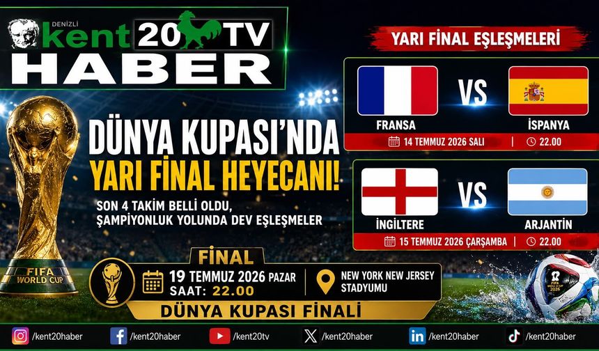 DÜNYA KUPASI’NDA YARI FİNAL EŞLEŞMELERİ BELLİ OLDU