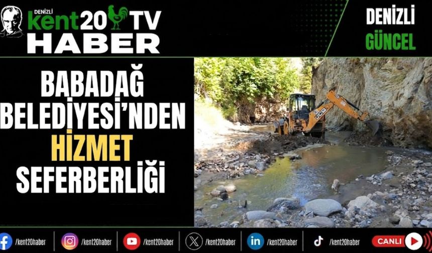 Babadağ Belediyesi'nden Hizmet Seferberliği